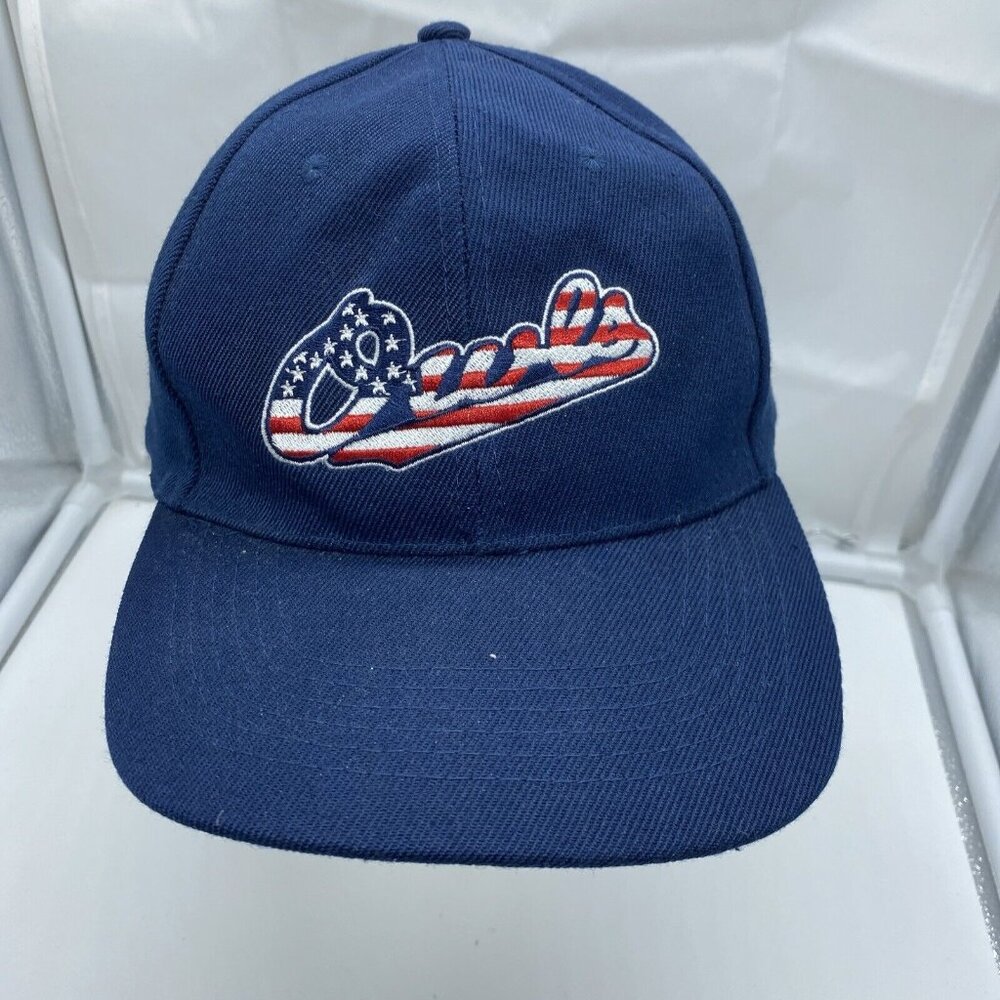 Rice Owls Blue Baseball Cap Hat Hook & Loop NCAA